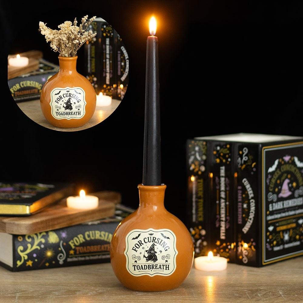 Something Different - Toadbreath Potion Bottle Vase Candle holder - Multicolours